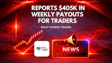 Goat Funded Trader Reports $405K in Weekly Payouts