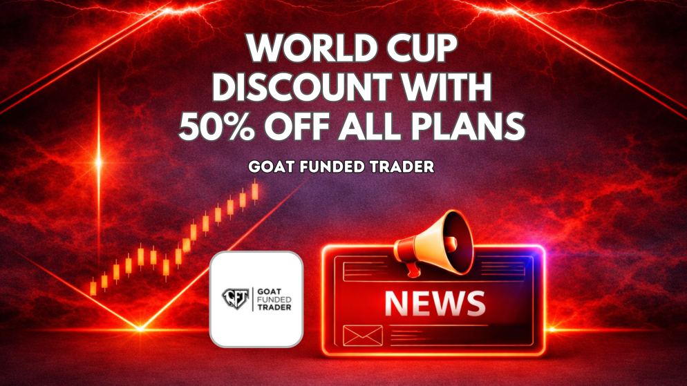 Goat Funded Trader World Cup Discount With 50% Off All Plans