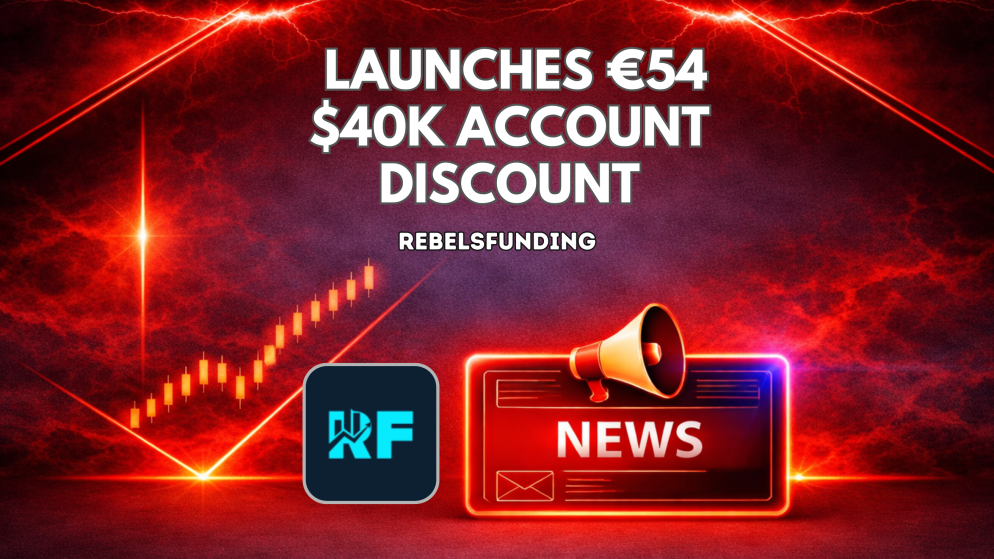 RebelsFunding Launches €54 $40K Account Discount