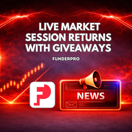 FunderPro Live Market Session Returns With Five Challenge Giveaways