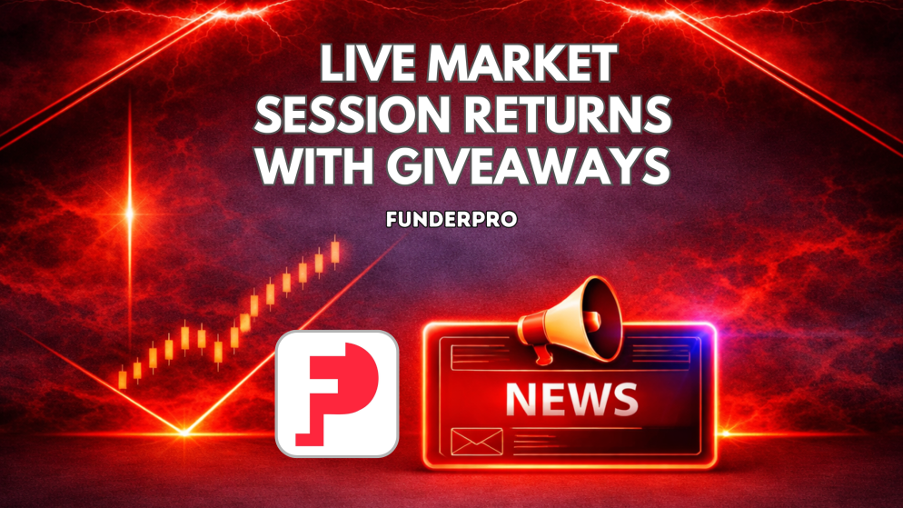 FunderPro Live Market Session Returns With Five Challenge Giveaways