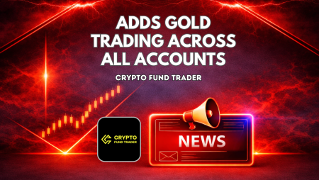 Crypto Fund Trader Adds Gold Trading Across All Accounts