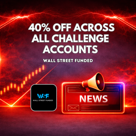 Wall Street Funded Activates 40% OFF Across All Challenge Accounts
