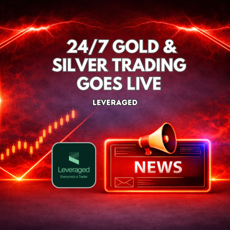 Leveraged 24/7 Gold & Silver Trading Goes Live