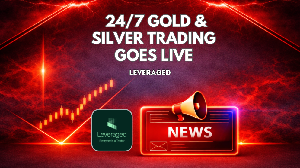 Leveraged 24/7 Gold & Silver Trading Goes Live