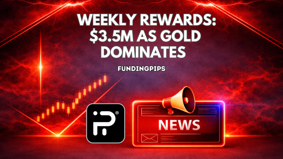 FundingPips Weekly Rewards: $3.5M as Gold Dominates Trading