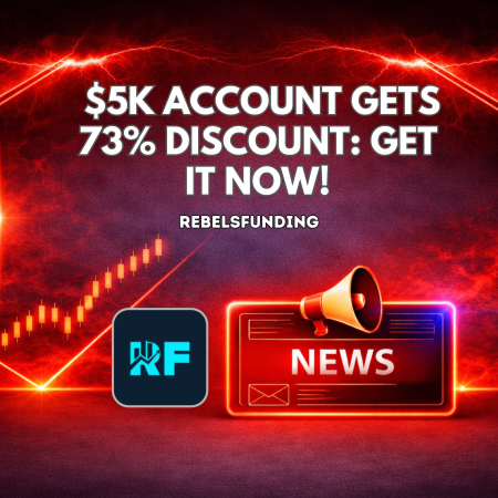 RebelsFunding $5K Account Gets 73% Discount: Get it Now!