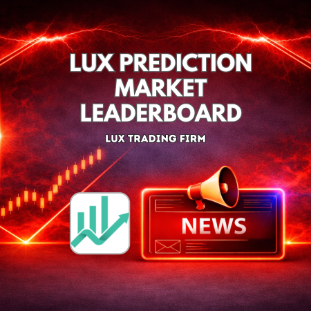 Lux Prediction Market Leaderboard: Funded Accounts up to $1M