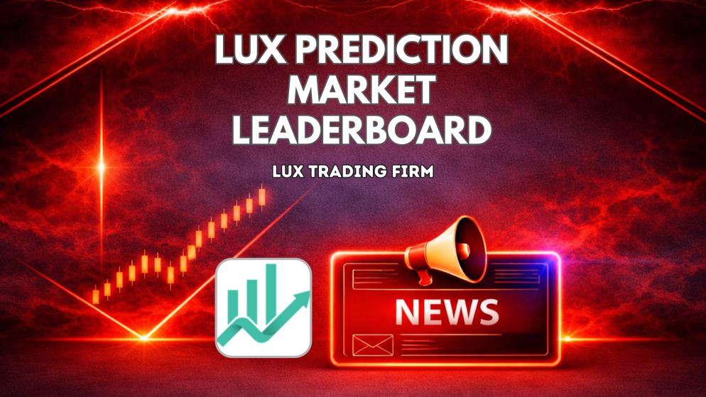 Lux Prediction Market Leaderboard: Funded Accounts up to $1M