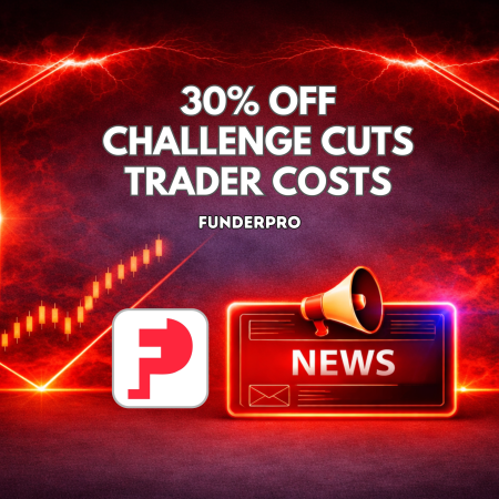 FunderPro 30% Off Challenge Cuts Trader Costs