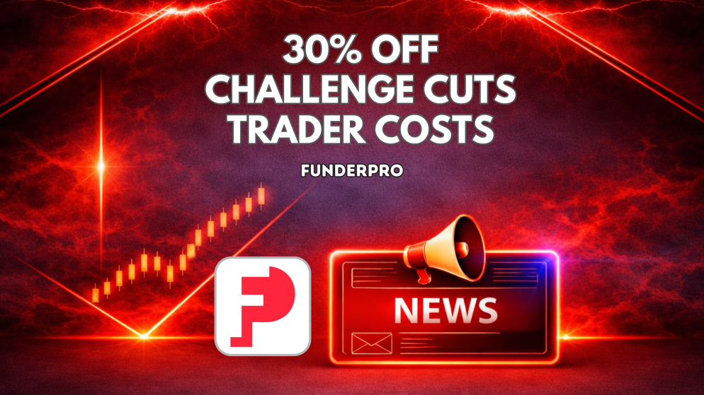 FunderPro 30% Off Challenge Cuts Trader Costs