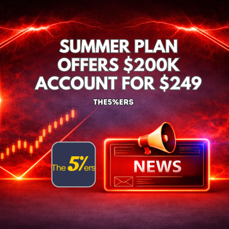 The5%ers Summer Plan Offers $200K Account for $249