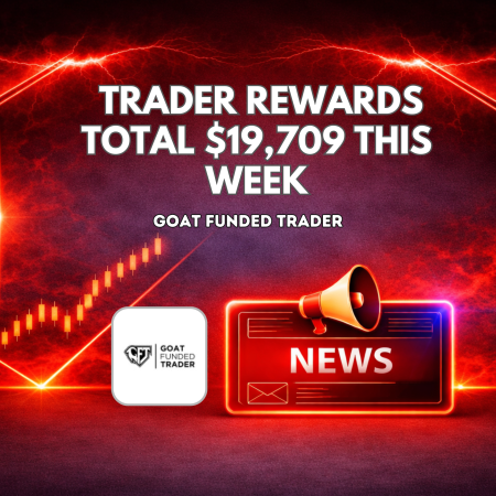 Goat Funded Trader Rewards Total $19,709 This Week