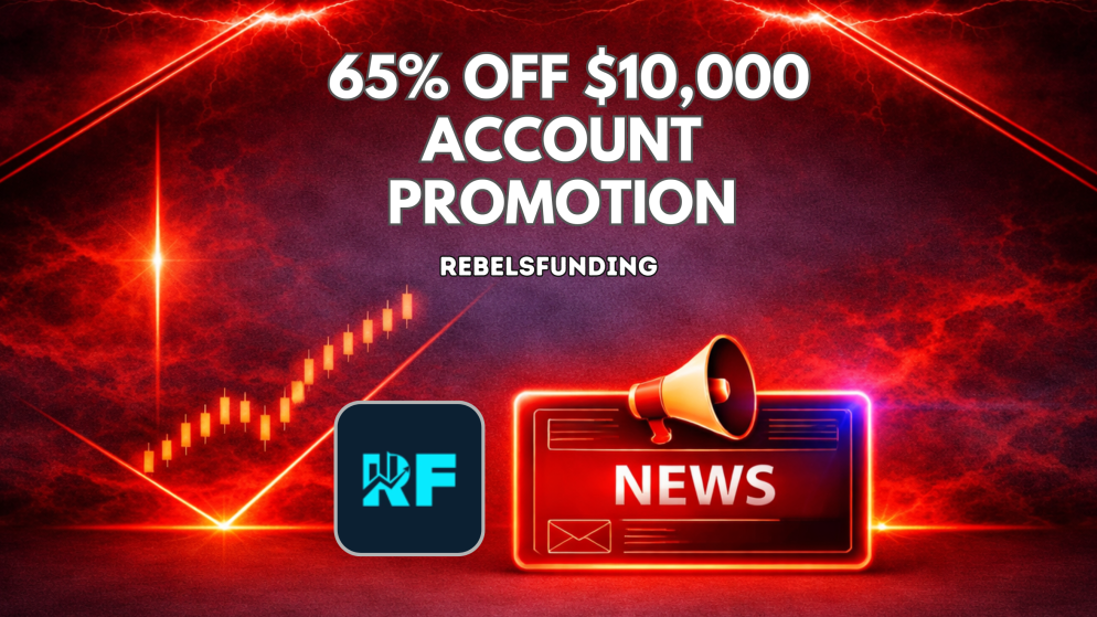RebelsFunding 65% Off $10,000 Account Promotion