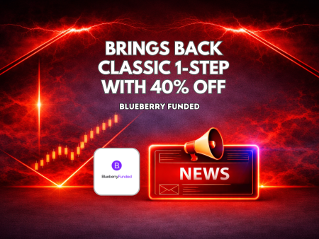 Blueberry Funded Brings Back Classic 1-Step With 40% Off