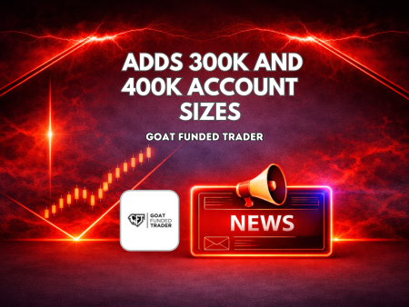 Goat Funded Trader Adds 300K and 400K Account Sizes