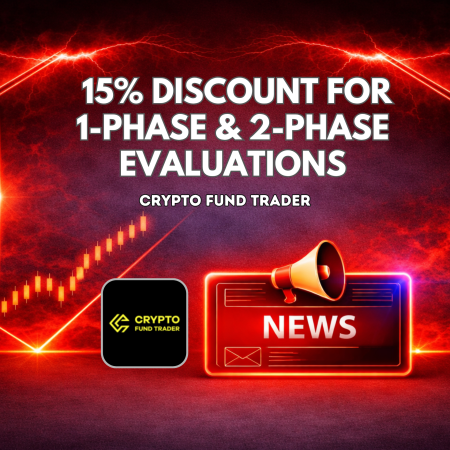 Crypto Fund Trader 15% Discount 1-Phase & 2-Phase