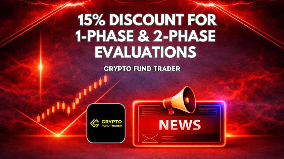 Crypto Fund Trader 15% Discount 1-Phase & 2-Phase