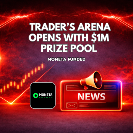 Moneta Funded Trader’s Arena Opens With $1M Prize Pool