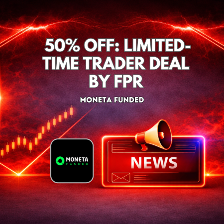 Moneta Funded 50% Off: Limited-Time Trader Deal