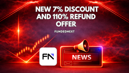 FundedNext 7% Discount and 110% Refund Offer