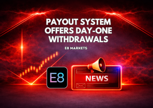 E8 Markets Payout System Offers Day-One Withdrawals