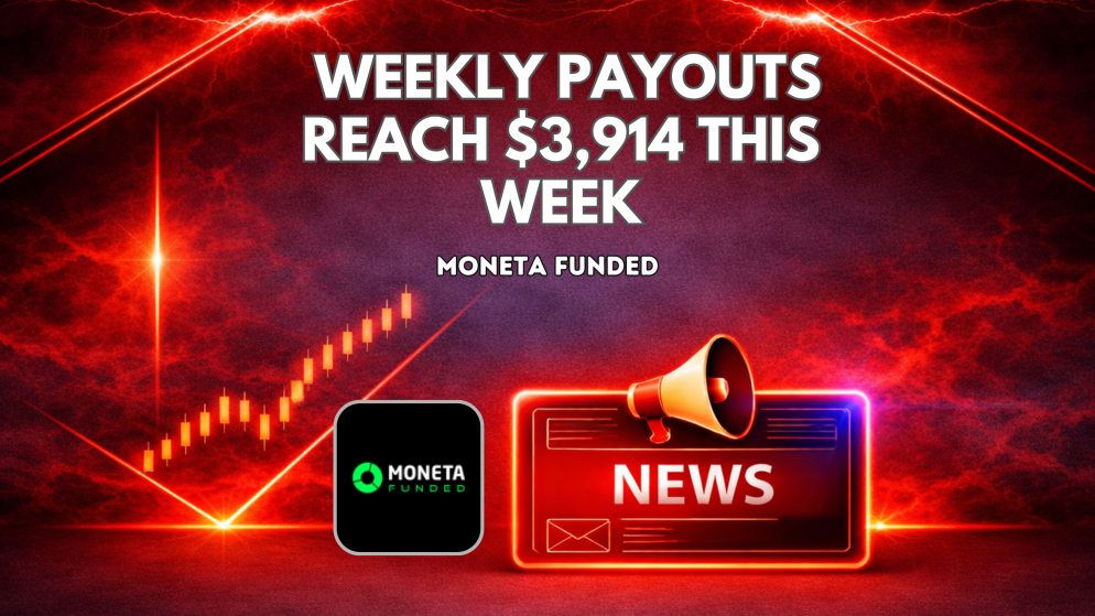 Moneta Funded Weekly Payouts Reach $3,914 This Week