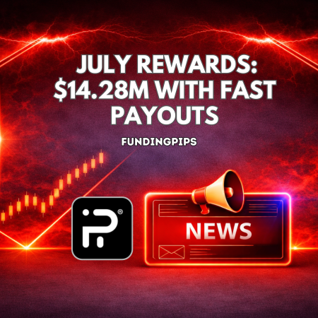 FundingPips July Rewards Reach $14.28M as Fast Payouts Remain