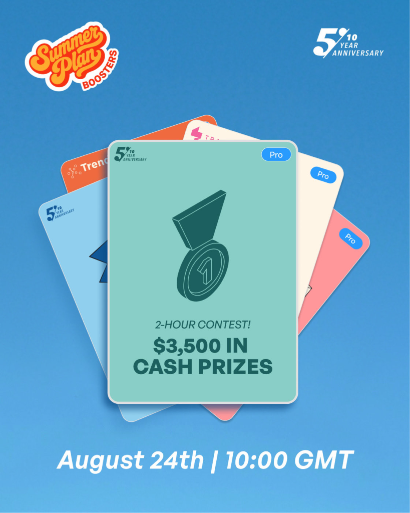 The5%ers 2-Hour Trading Contest offers up to $3,500 in prizes for eligible Summer Plan traders this August.