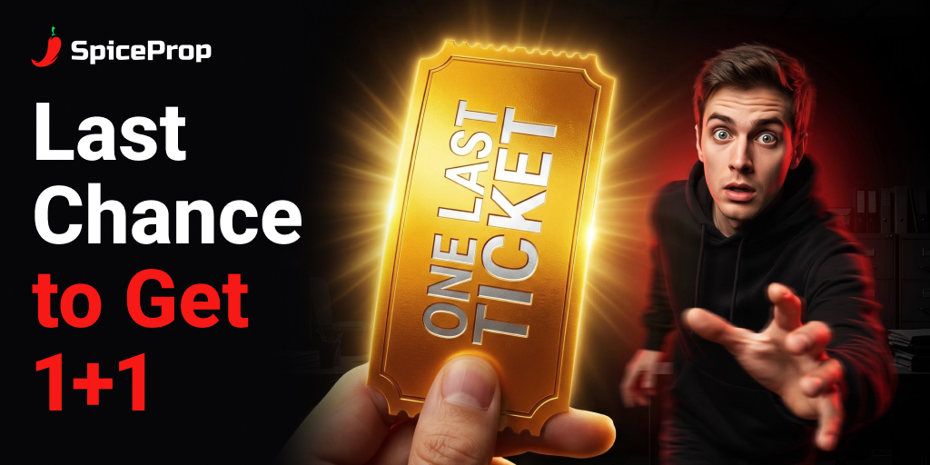 SpiceProp 1+1 promotion gives traders 10% off a challenge and a second identical account free through September 2, 2026.