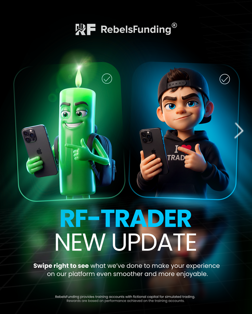 RebelsFunding RF-Trader update delivers faster reconnections, smoother chart access, and improved trading workflow.