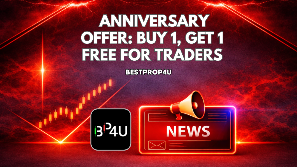 BestProp4U Anniversary Offer: Buy 1, Get 1 Free for Traders