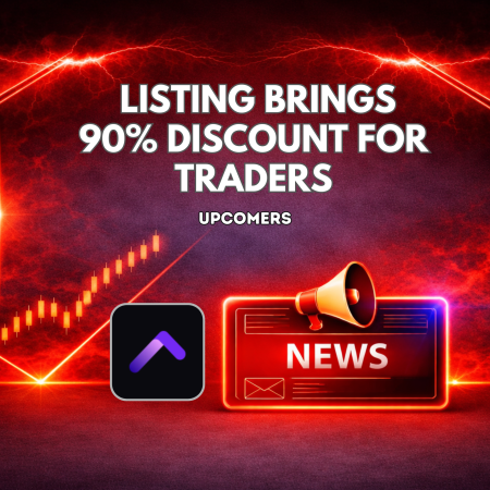 Upcomers Listing Brings 90% Discount for Traders
