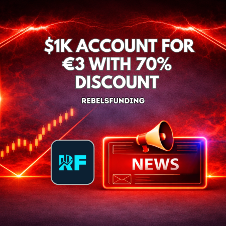 RebelsFunding $1K Account for €3 With 70% Discount