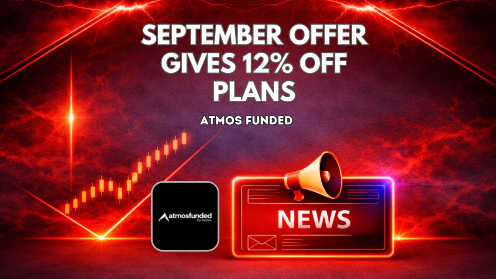 Atmos Funded September Offer Gives 12% Off Plans