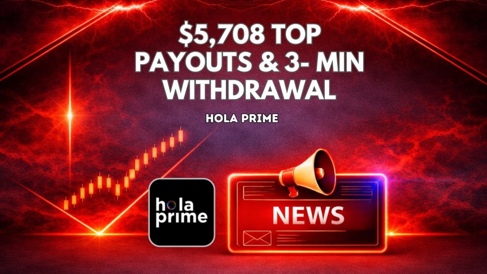 Hola Prime Reports $5,708 Top Payouts and 3-Minute Withdrawal