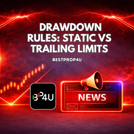 BestProp4U Drawdown Rules: Static vs Trailing Limits