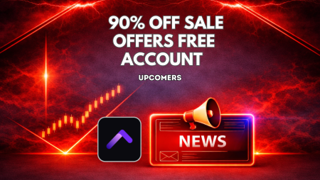 Upcomers 90% Off Sale Offers Free Account for Traders