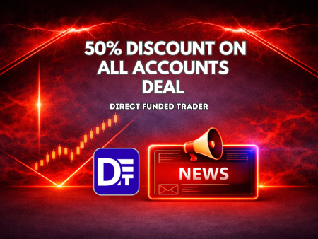 Direct Funded Trader 50% Discount on All Accounts Deal