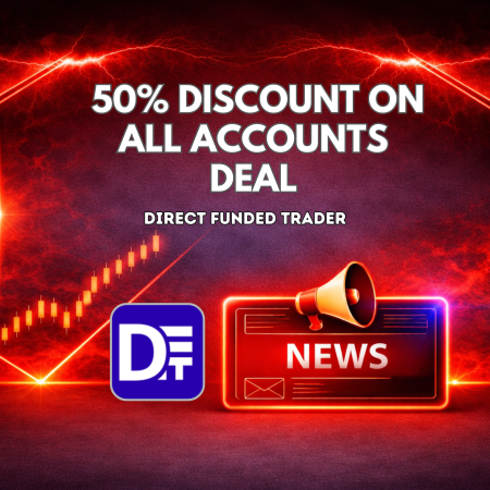 Direct Funded Trader 50% Discount on All Accounts Deal