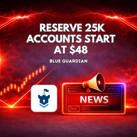 Blue Guardian Reserve 25K Accounts Start at $48
