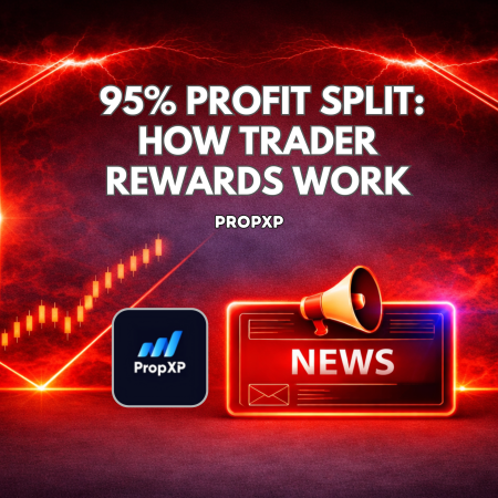 PropXP 95% Profit Split: How Trader Rewards Work