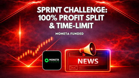 Moneta Funded Sprint Challenge: 100% Profit Split