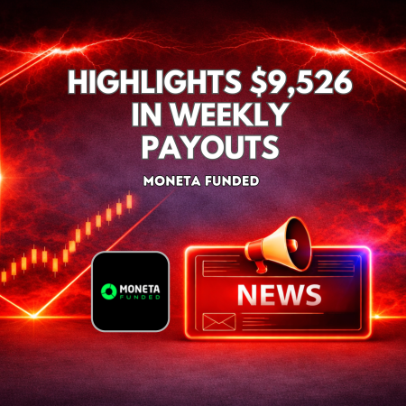 Moneta Funded Highlights $9,526 in Weekly Payouts