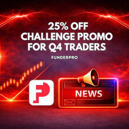 FunderPro 25% Off Challenge Promo for Q4 Traders