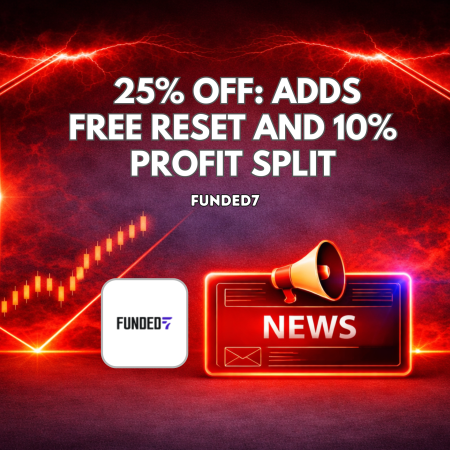 Funded7 25% Off Bundle Adds Free Reset and 10% Profit Split