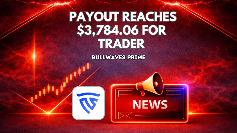 Bullwaves Prime Payout Reaches $3,784.06 for Trader