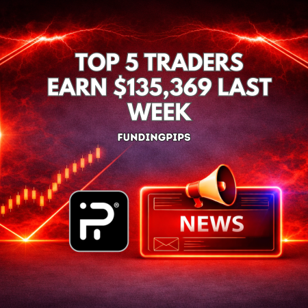 FundingPips Top 5 Traders Earn $135,369 Last Week