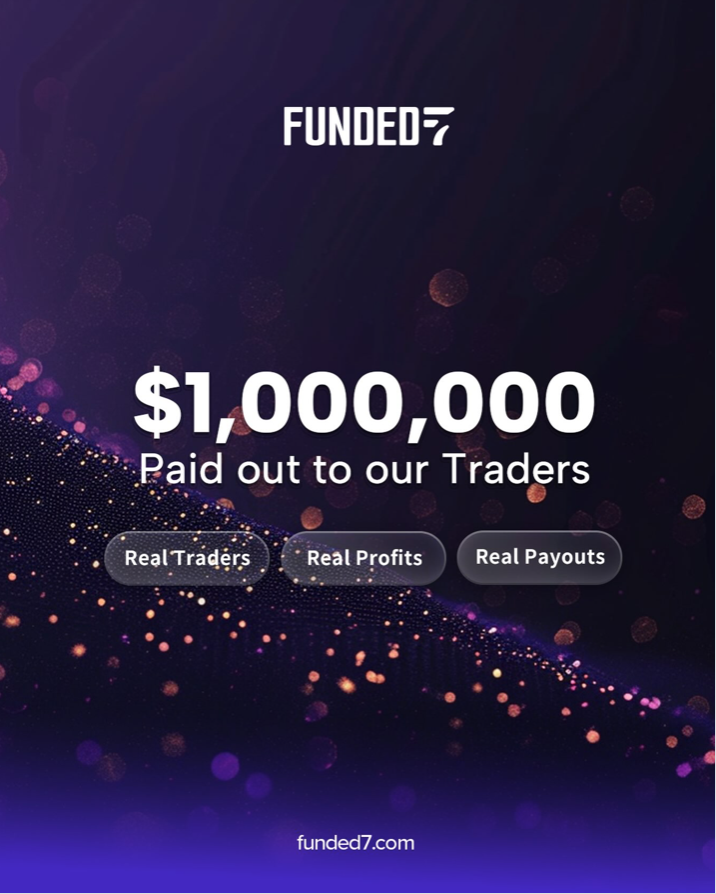 Funded7 reaches $1 million in trader payouts, highlighting its weekly withdrawal model, milestone, and flexible funding programs for traders.