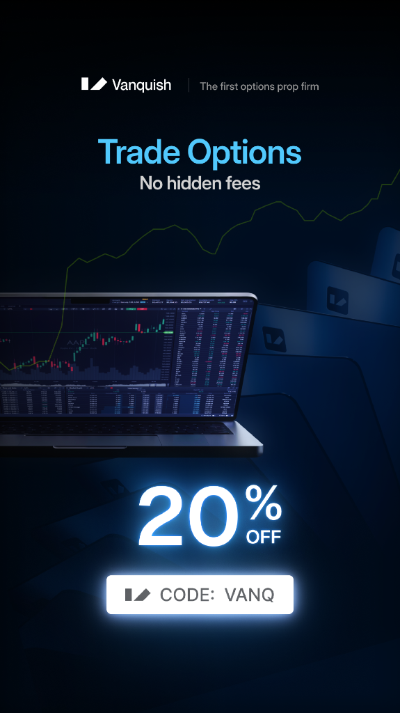 VanquishTrader September promo gives traders 20% off with code VANQ, lowering the upfront cost of its funding programs.